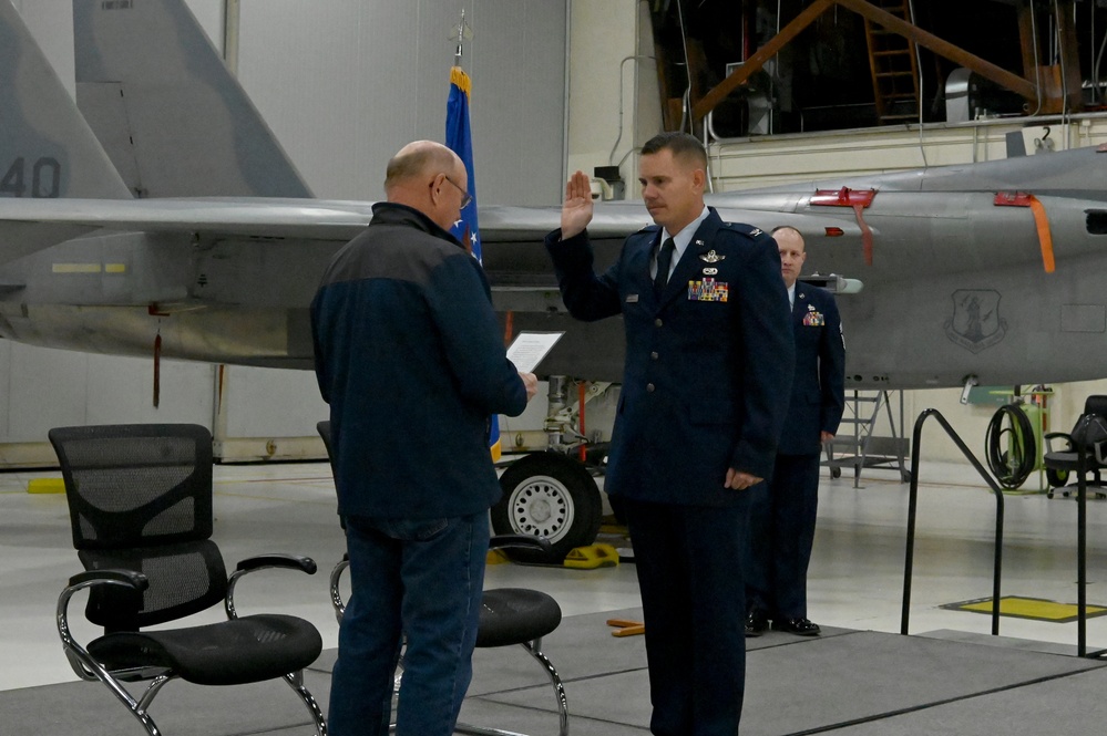 Lt. Col Tyler Cox promotes to Colonel