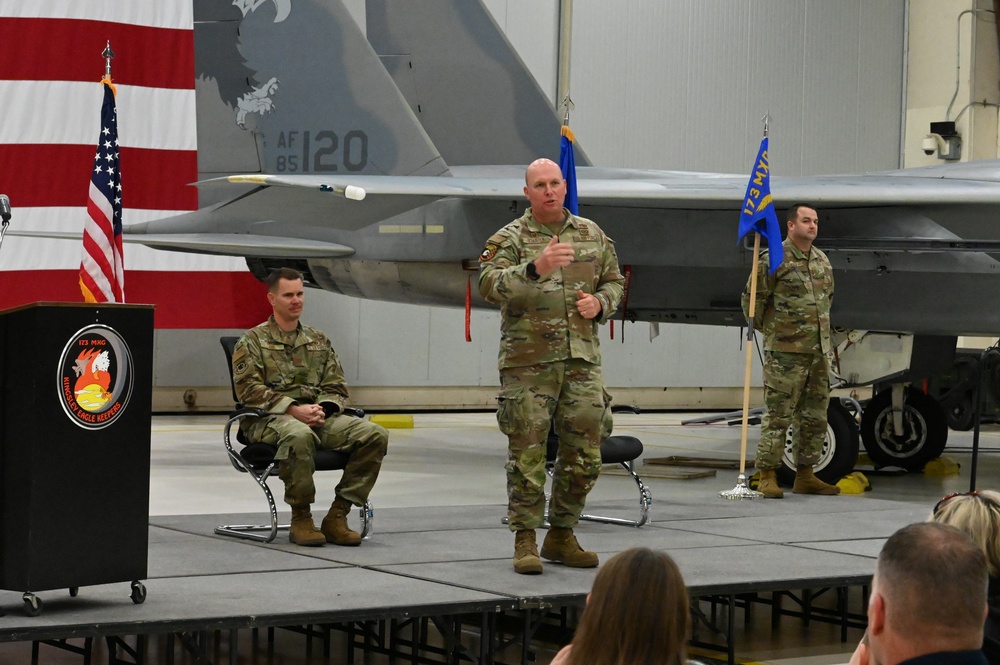 173rd Maintenance Squadron Assumption of Command