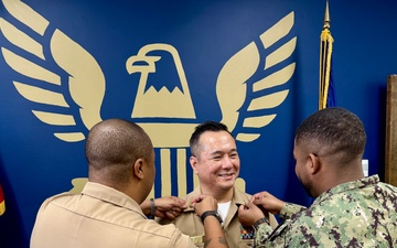 NTAG Great Lakes Sailor Frocked to Senior Chief