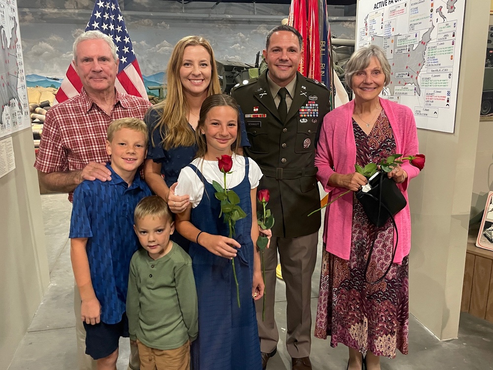 Semanoff promoted in ceremony