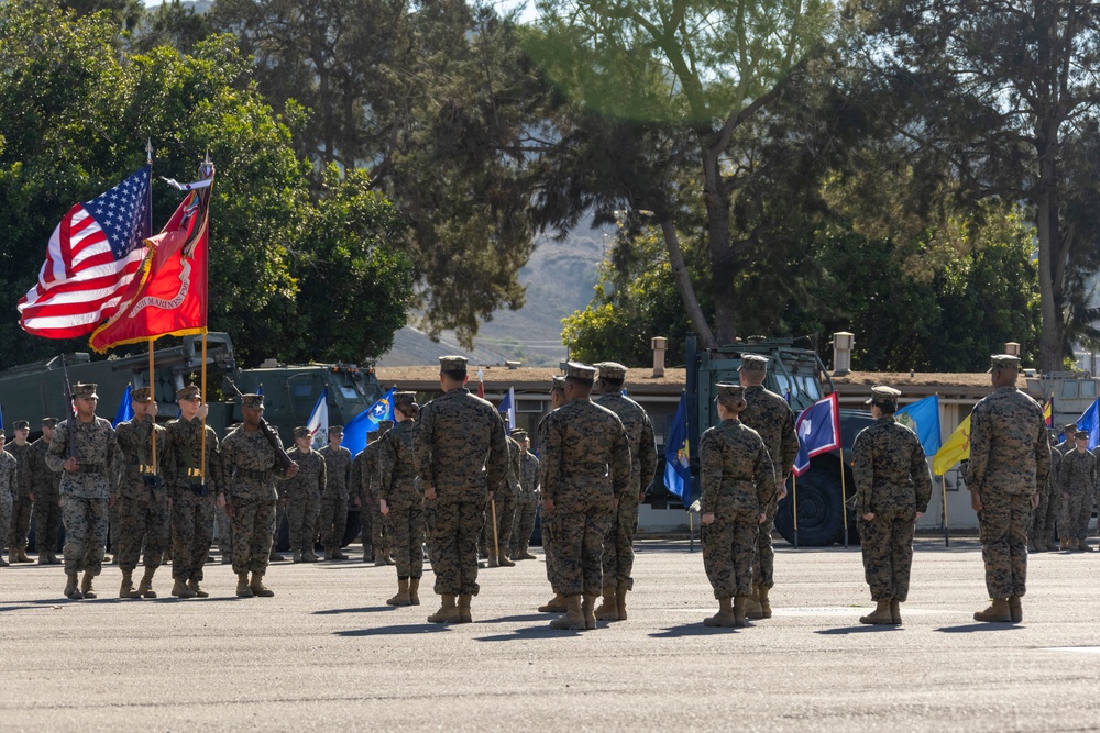 1st Bn., 11th Marines holds relief, appointment ceremony