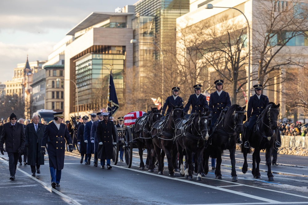 President Jimmy Carter State Funeral Procession