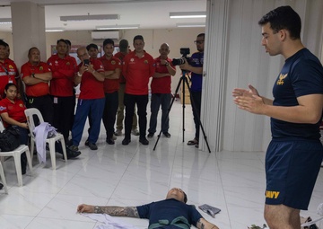 First aid/CPR course for first responders in Manila, Philippines