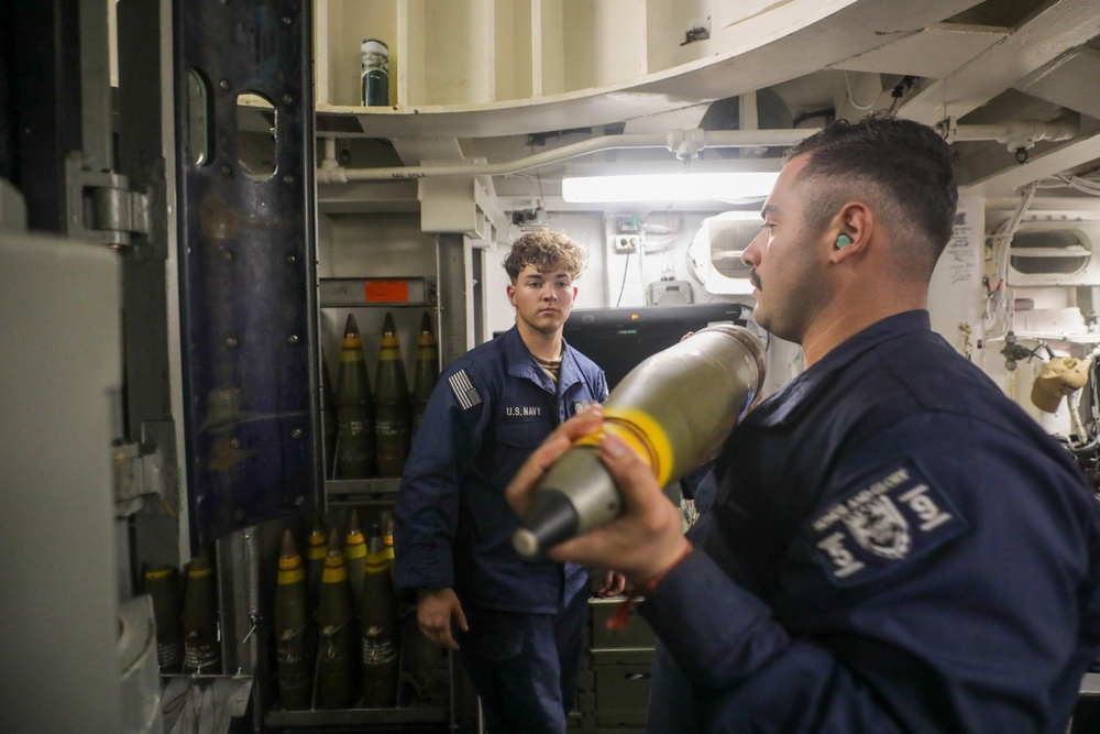 USS Princeton conducts routine operations as part of the Carl Vinson Carrier Strike Group