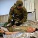 KFOR Soldiers conduct combat medic recertification training at Camp Bondsteel