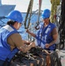 Replenishment-at-Sea Aboard USS The Sullivans.