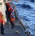 Replenishment-at-Sea Aboard USS The Sullivans.