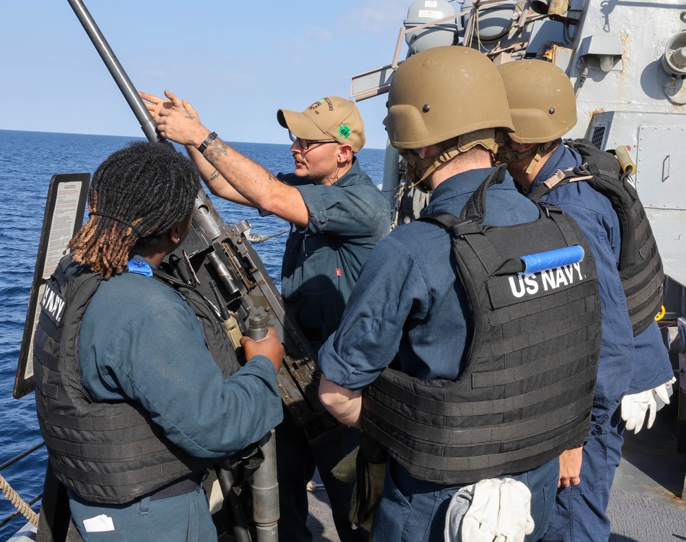 SCAT Live Fire Exercise Aboard USS The Sullivans