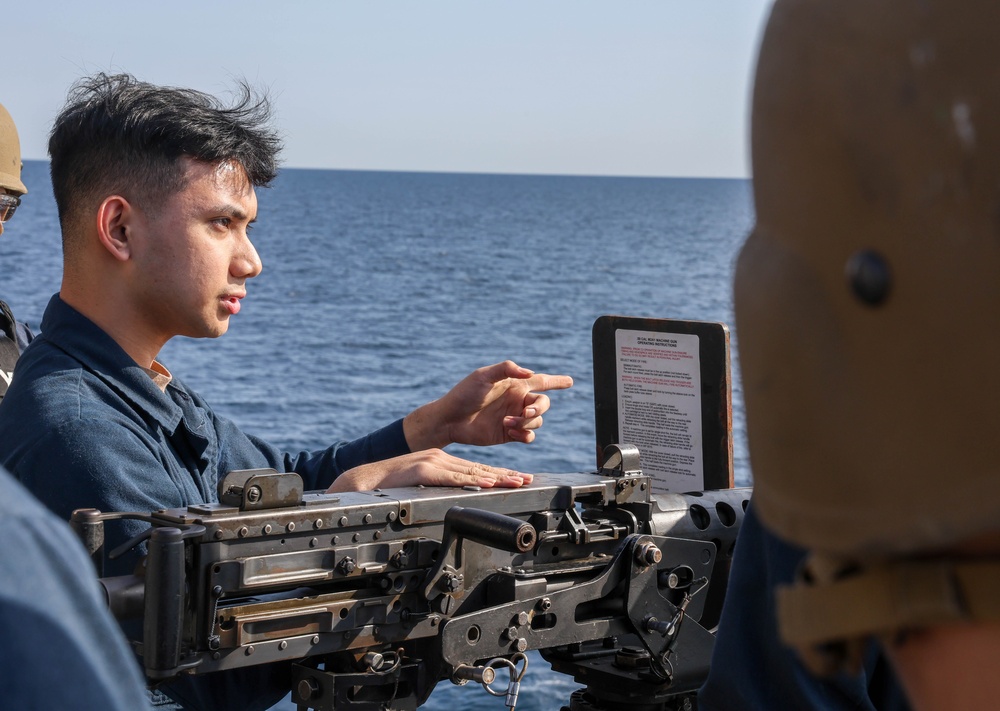 SCAT Live Fire Exercise Aboard USS The Sullivans