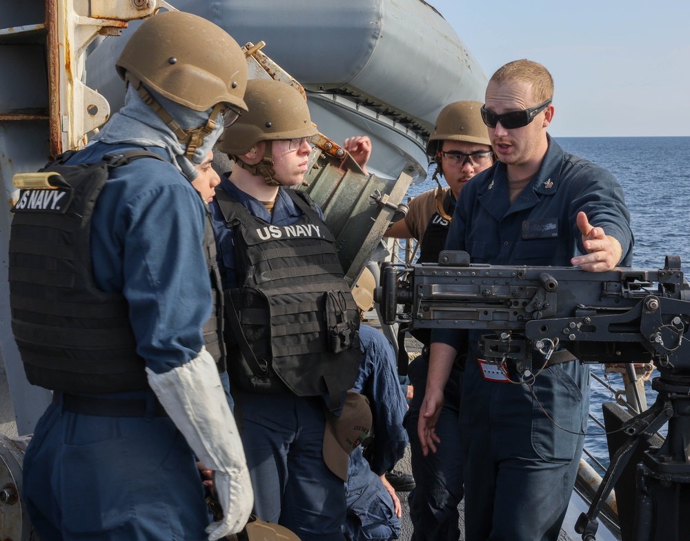 SCAT Live Fire Exercise Aboard USS The Sullivans