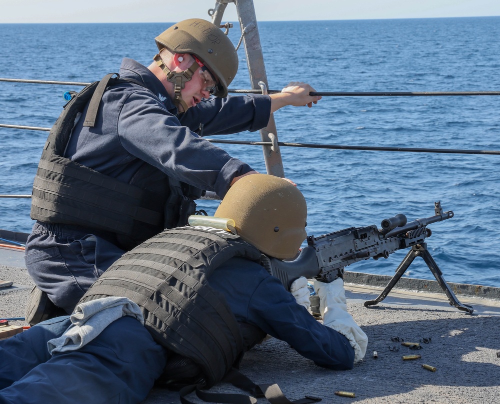 SCAT Live Fire Exercise Aboard USS The Sullivans