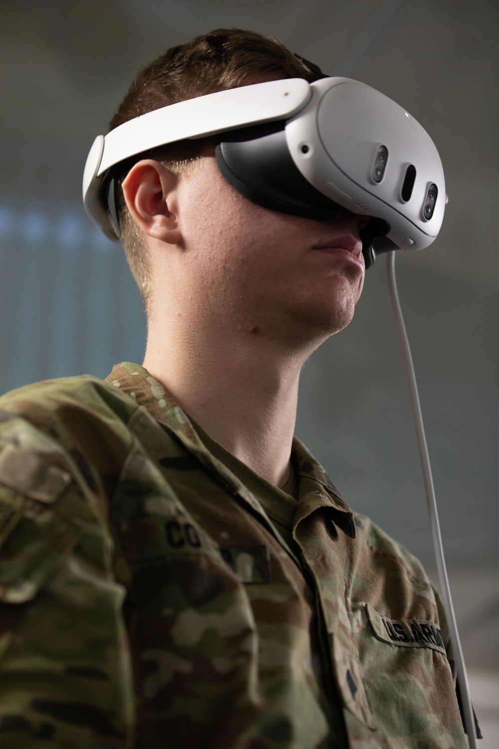 2CR Soldiers use VR for Counter Unmanned Aerial Systems Training