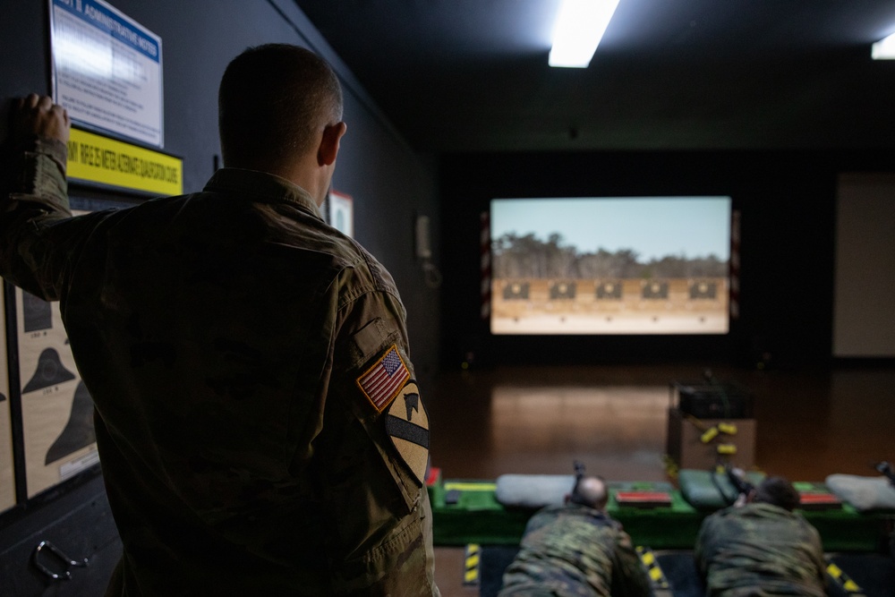 Multinational soldiers conduct EST training at Camp Bondsteel