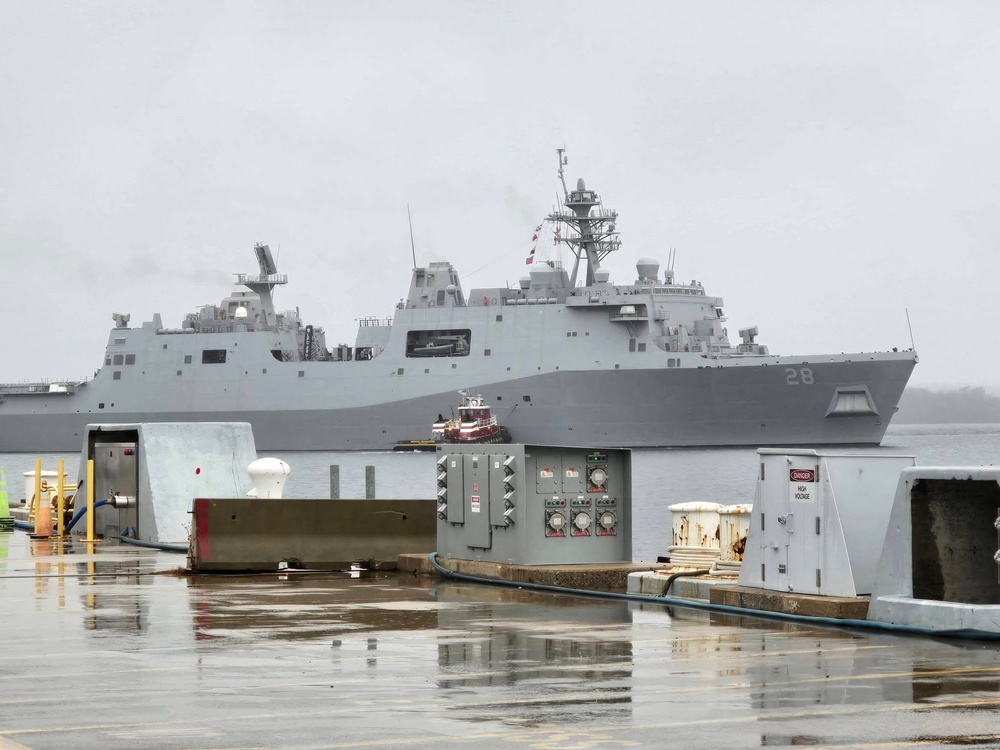 USS Fort Lauderdale Visits Newport