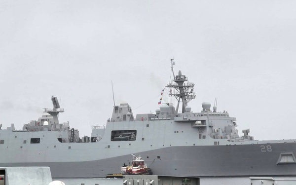 USS Fort Lauderdale Visits Newport
