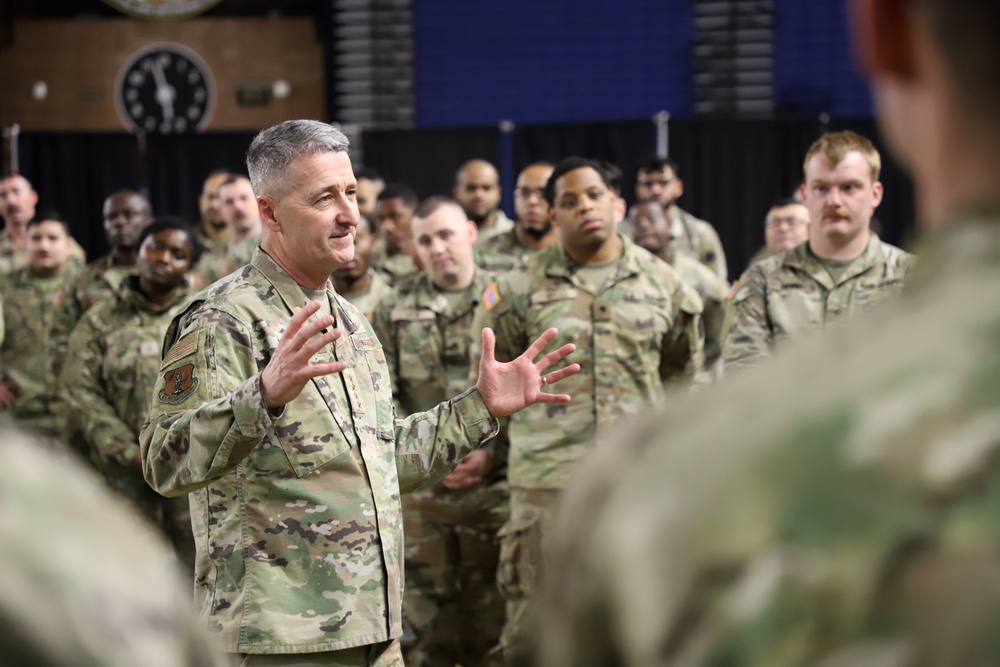 Chief of the National Guard Bureau visits Guard members activated for election certification and winter weather support