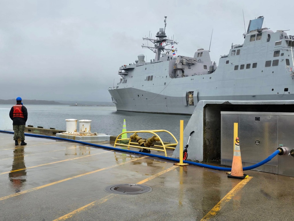 USS Fort Lauderdale Visits Newport