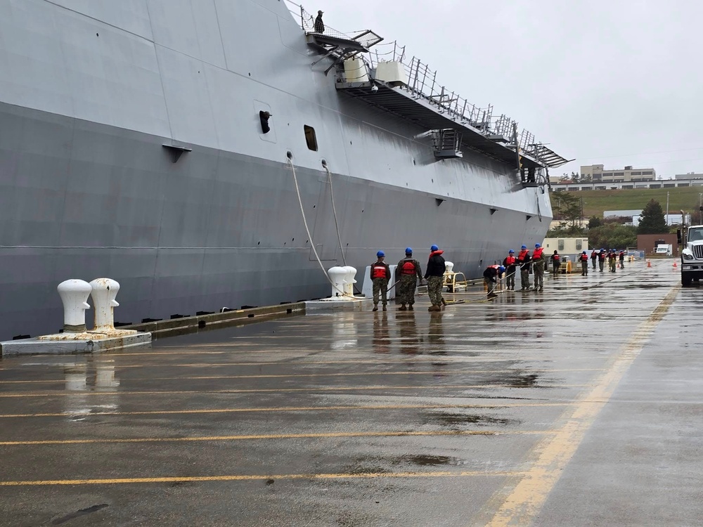 USS Fort Lauderdale Visits Newport