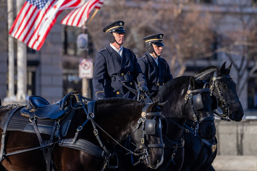 State Funeral Procession for the 39th President of the United States Jimmy Carter