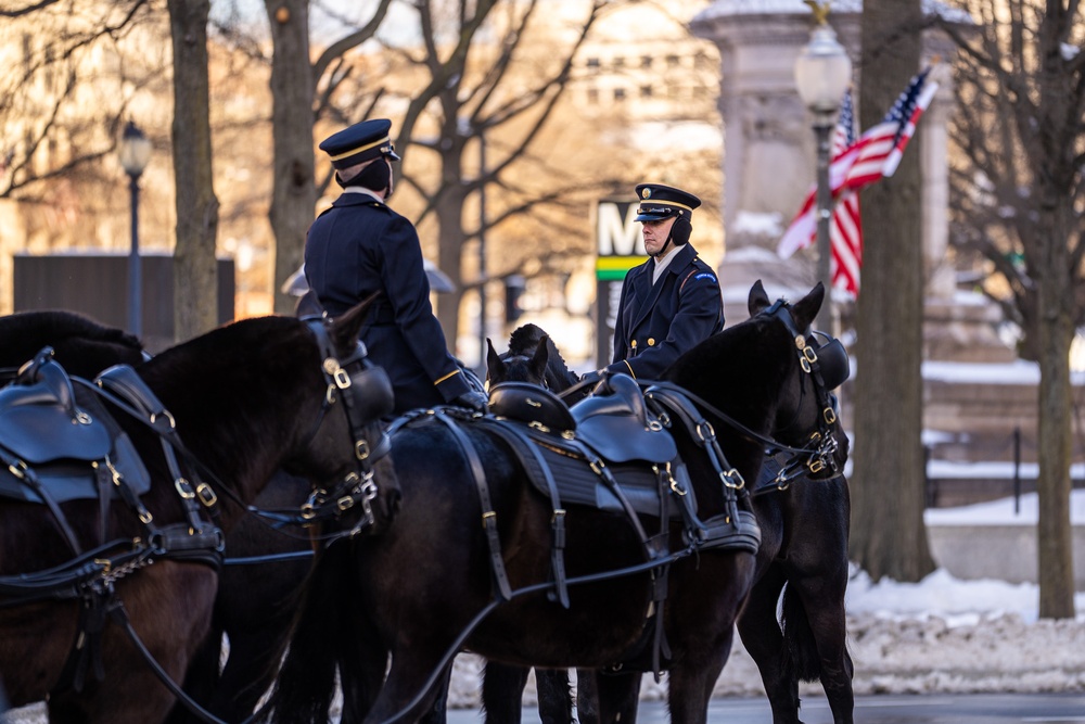 State Funeral Procession for the 39th President of the United States Jimmy Carter