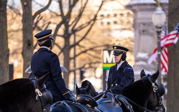 State Funeral Procession for the 39th President of the United States Jimmy Carter