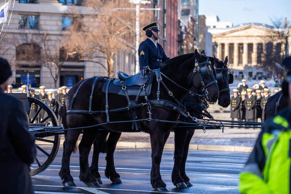 State Funeral Procession for the 39th President of the United States Jimmy Carter