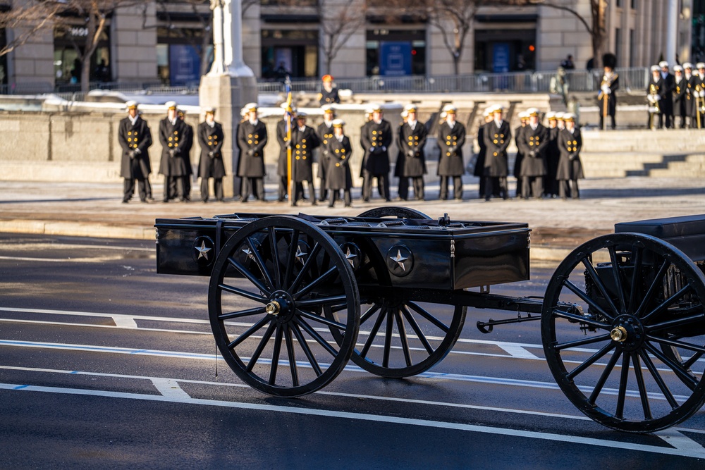 State Funeral Procession for the 39th President of the United States Jimmy Carter