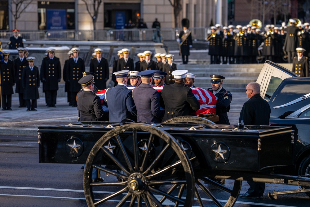 State Funeral Procession for the 39th President of the United States Jimmy Carter