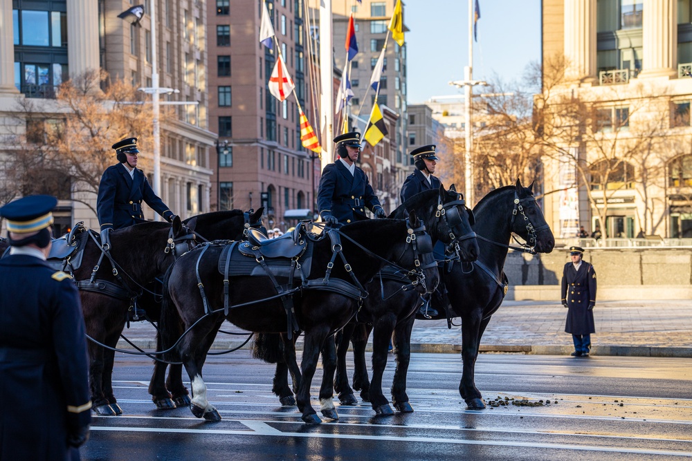 State Funeral Procession for the 39th President of the United States Jimmy Carter