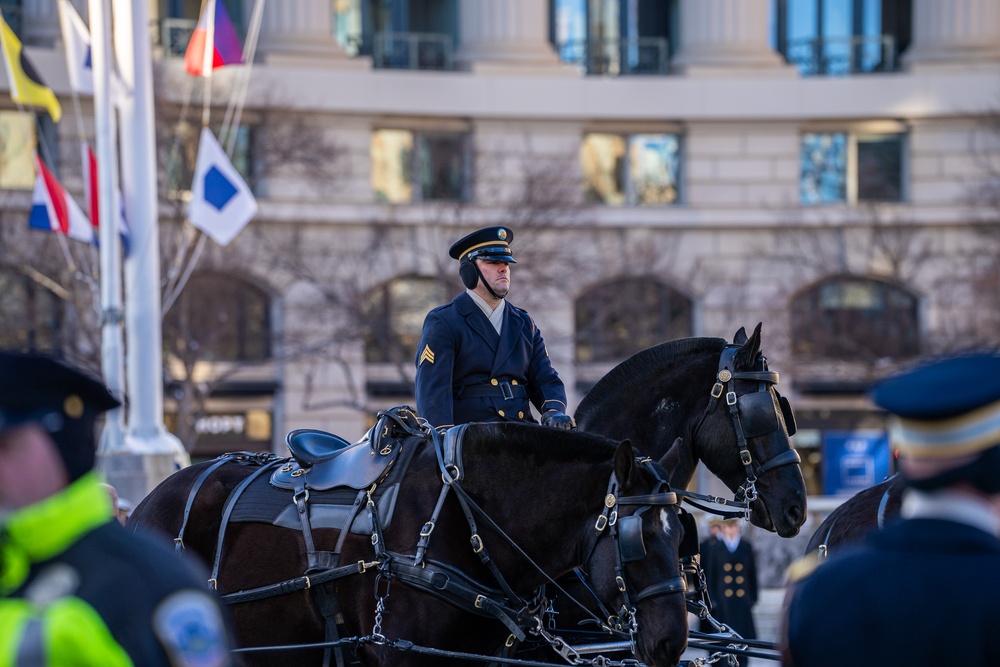 State Funeral Procession for the 39th President of the United States Jimmy Carter