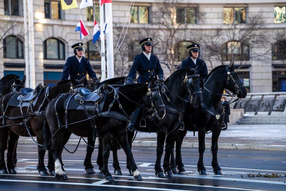 State Funeral Procession for the 39th President of the United States Jimmy Carter