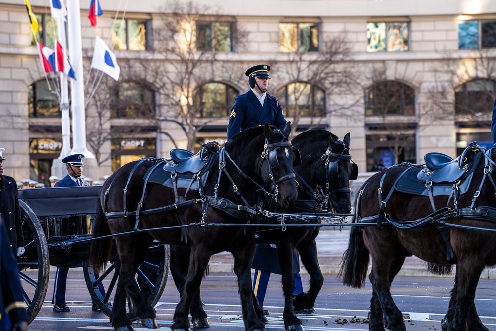 State Funeral Procession for the 39th President of the United States Jimmy Carter