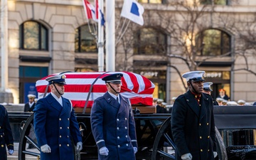 State Funeral Procession for the 39th President of the United States Jimmy Carter