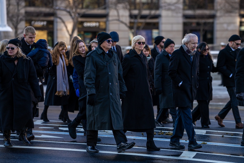 State Funeral Procession for the 39th President of the United States Jimmy Carter