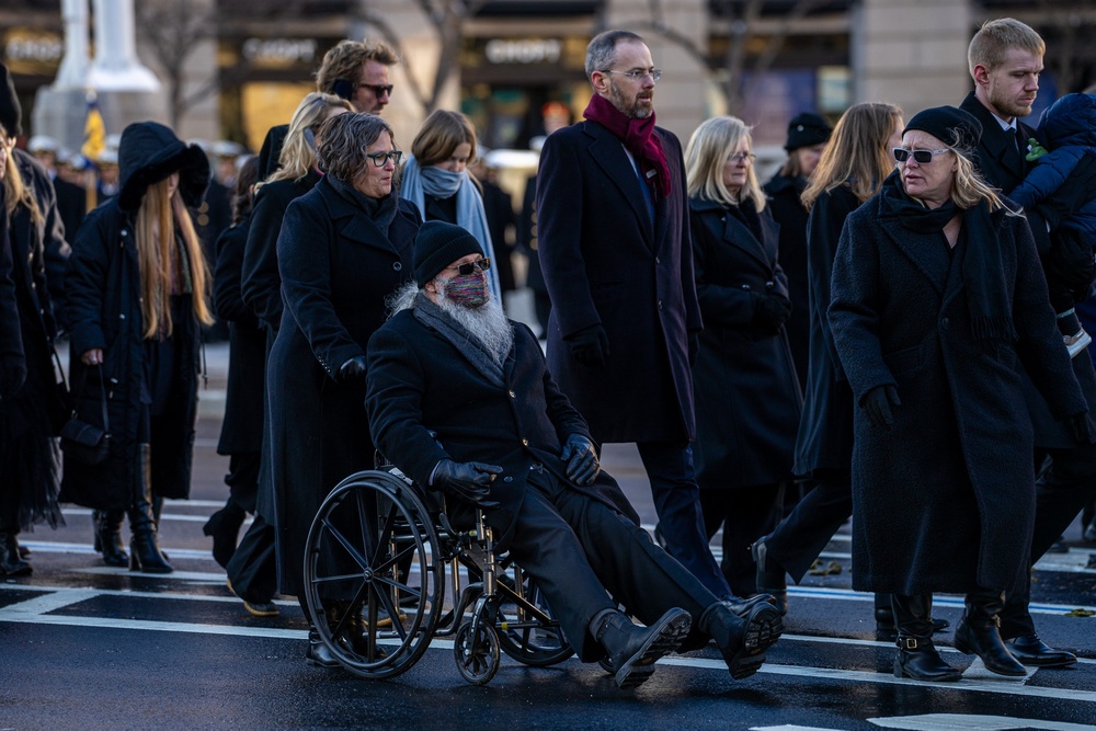 State Funeral Procession for the 39th President of the United States Jimmy Carter