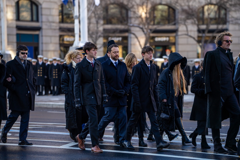 State Funeral Procession for the 39th President of the United States Jimmy Carter