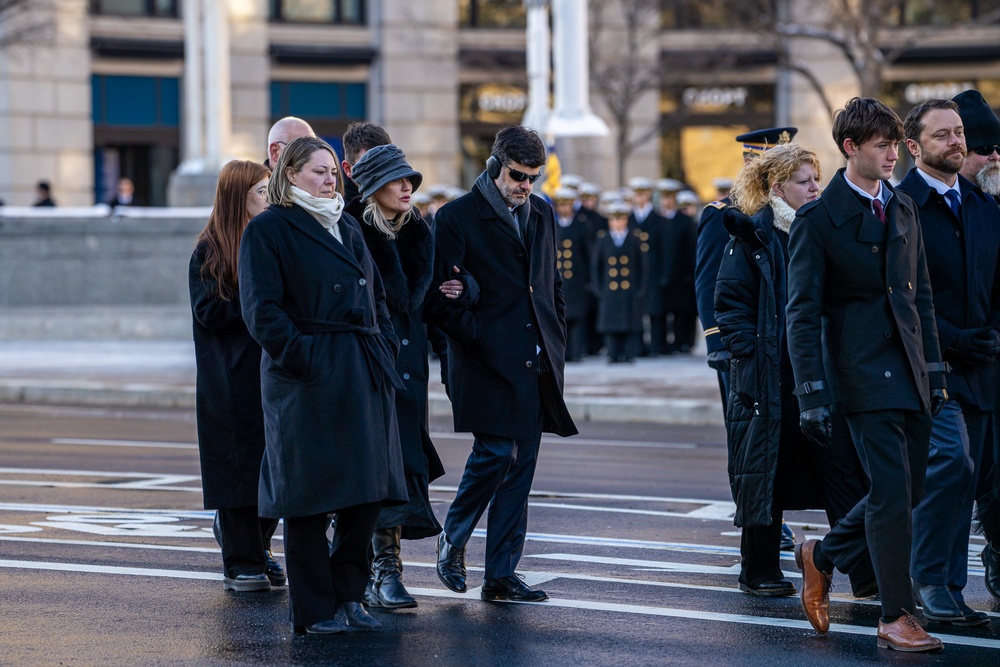 State Funeral Procession for the 39th President of the United States Jimmy Carter