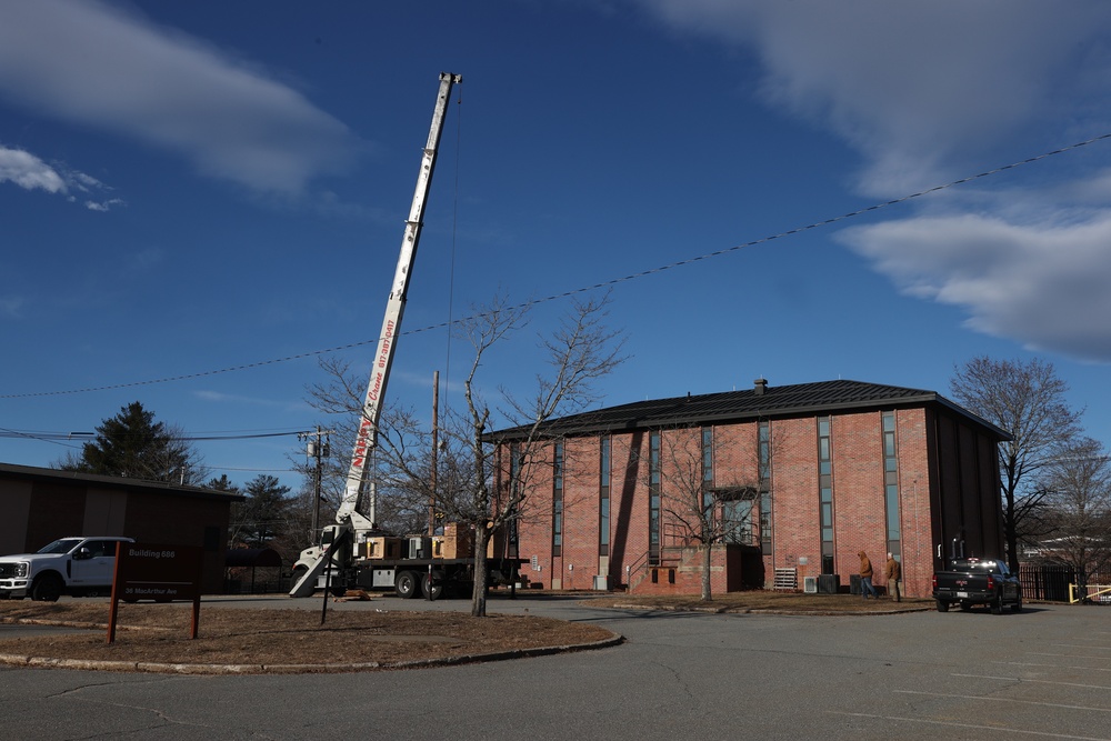 New HVAC at Building 686