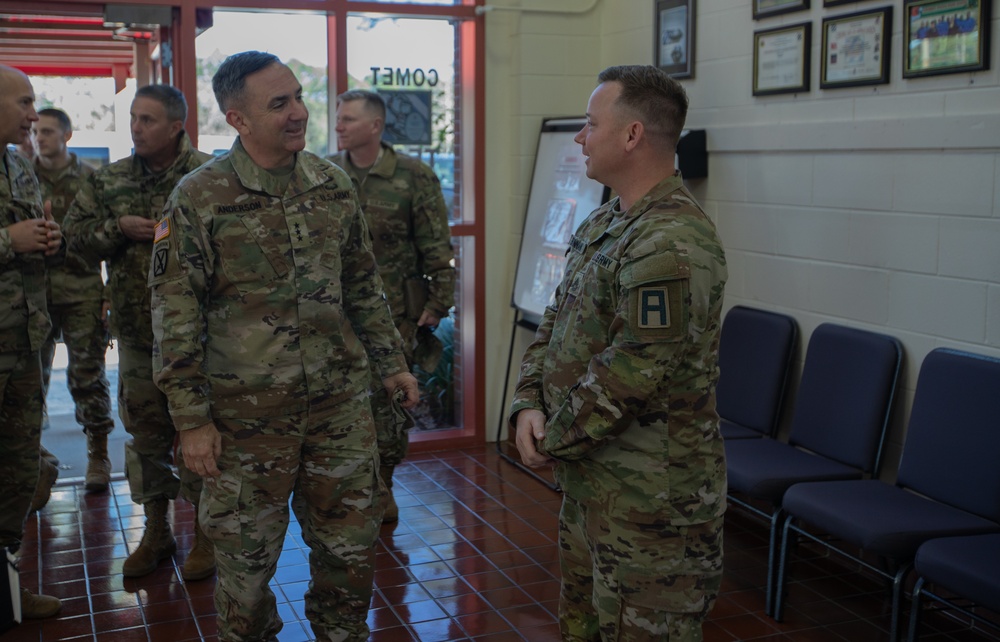 New Commanding General of XVIII Airborne Corps visits Fort Stewart