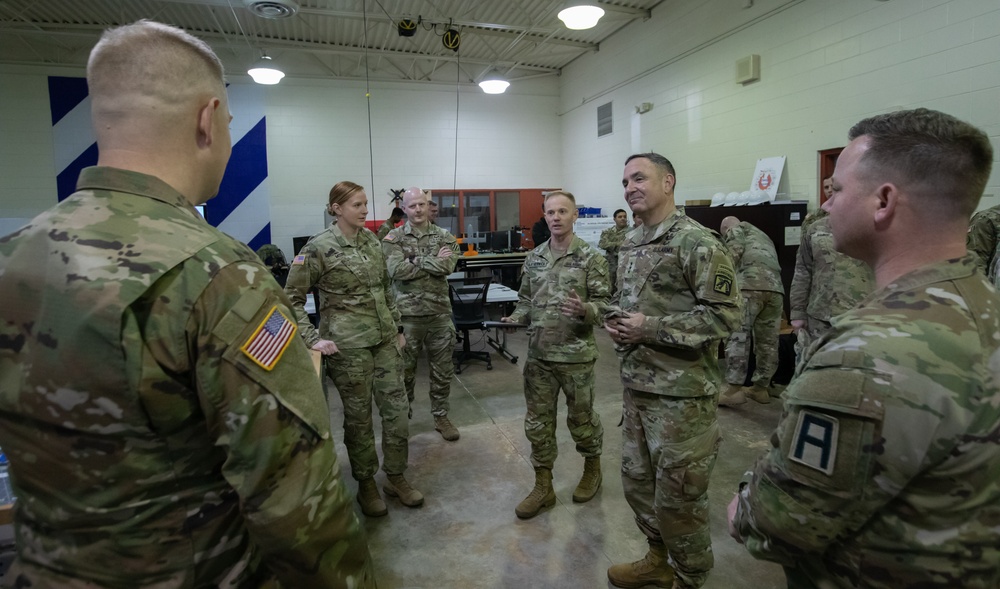 New Commanding General of XVIII Airborne Corps visits Fort Stewart