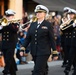 US Navy Band Performs at Rose Bowl Parade