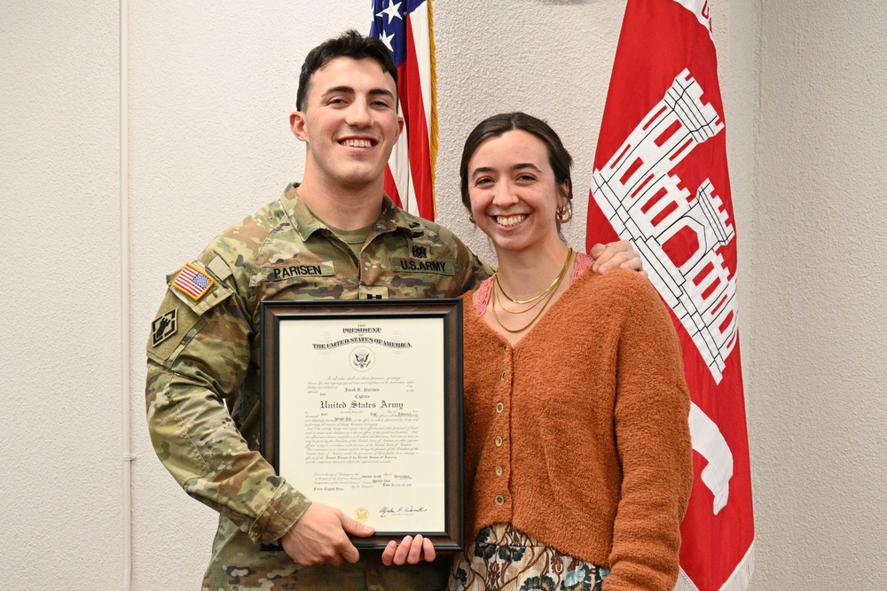 Capt. Jared Parisen Receives Promotion