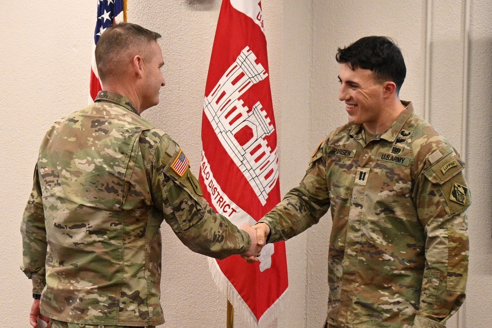 Capt. Jared Parisen Receives Promotion