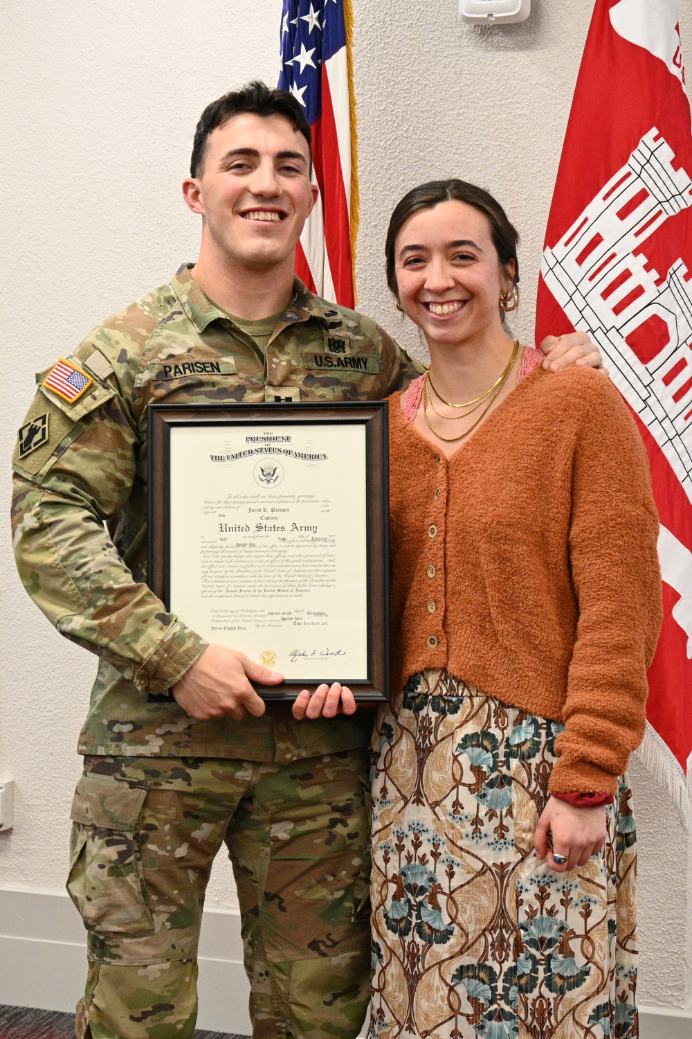 Capt. Jared Parisen Receives Promotion