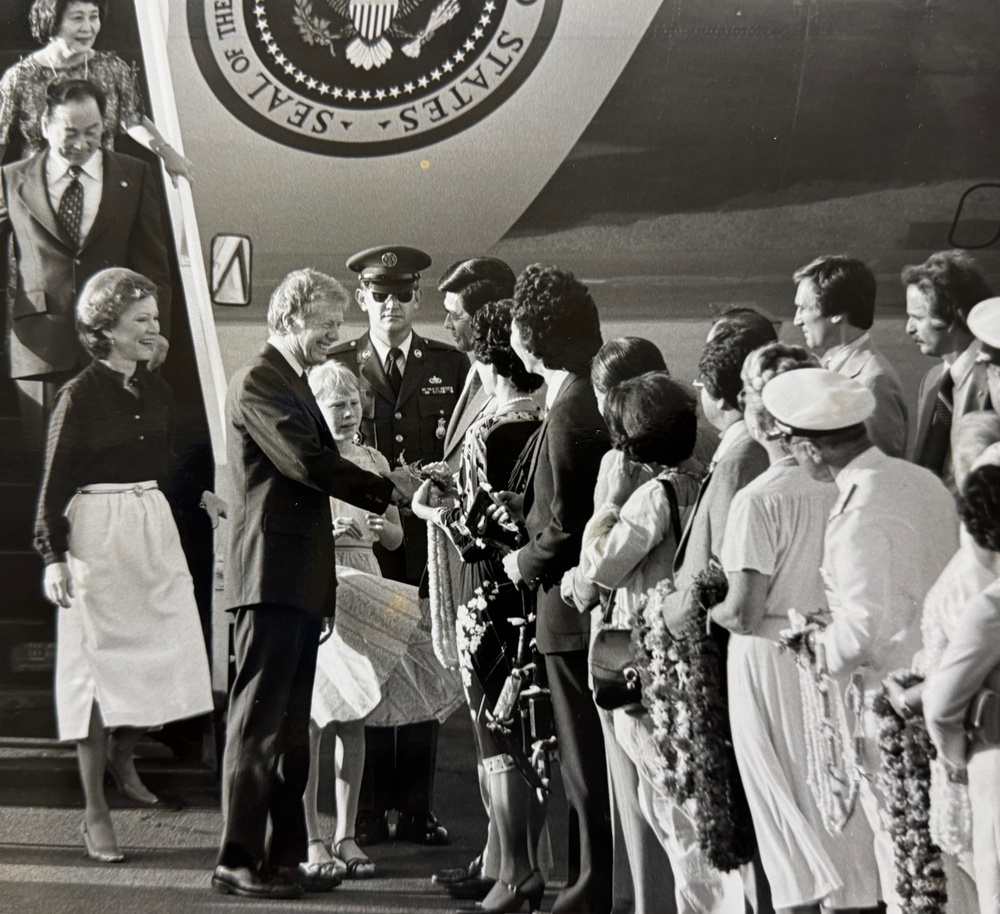 Remembering President and Navy Veteran Jimmy Carter and His Visit to Hickam Air Force Base