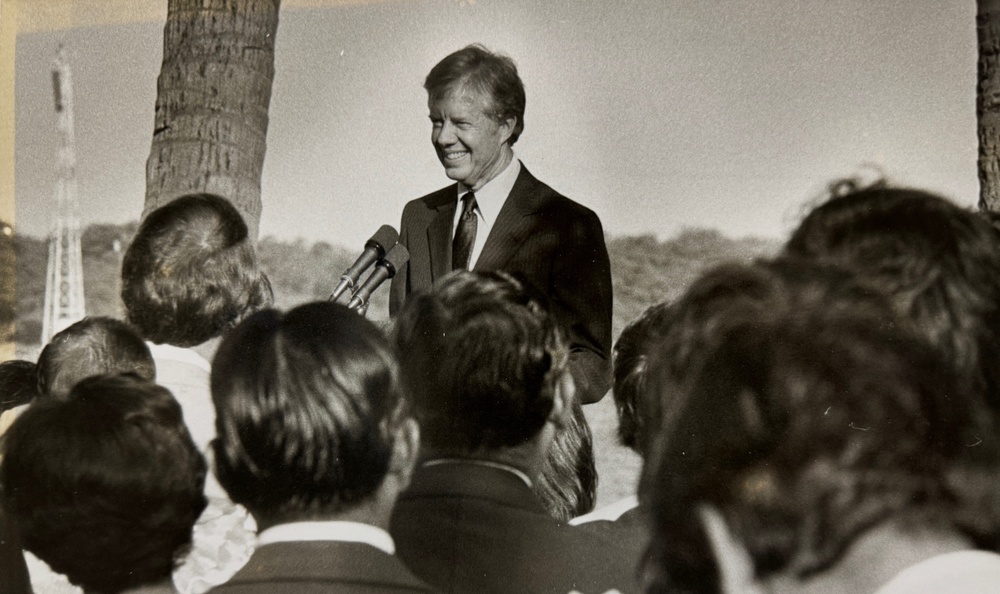 Remembering President and Navy Veteran Jimmy Carter and His Visit to Hickam Air Force Base