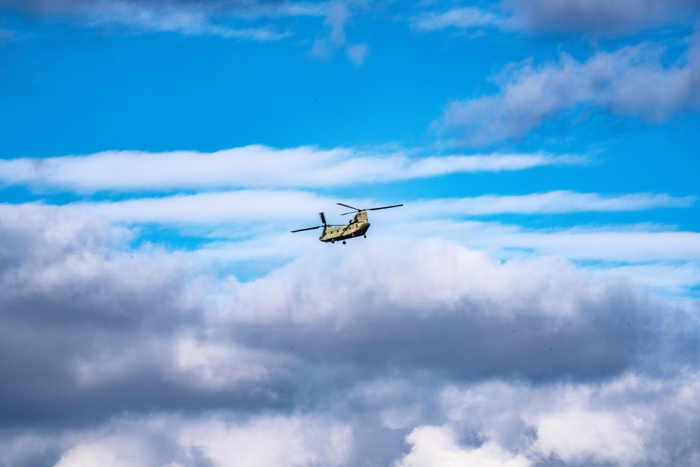 Chinook Morale Flight