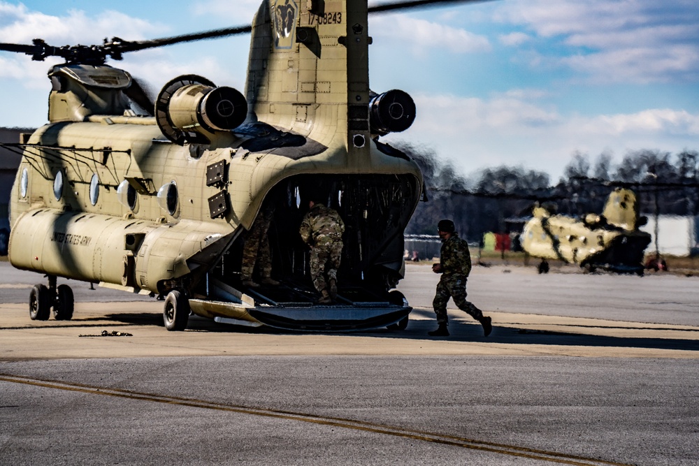 Chinook Morale Flight