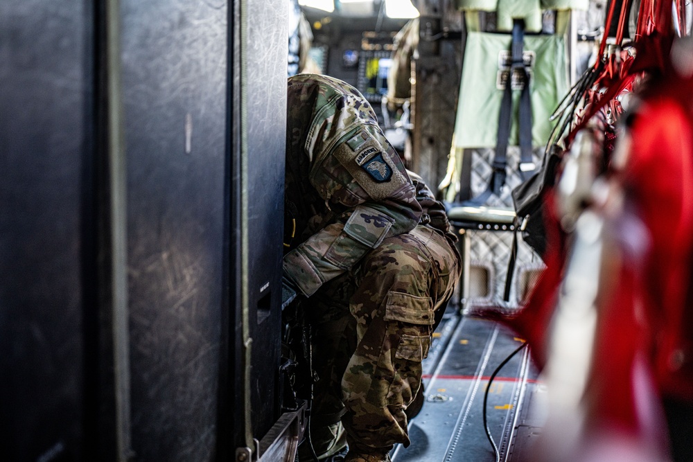 Chinook Morale Flight