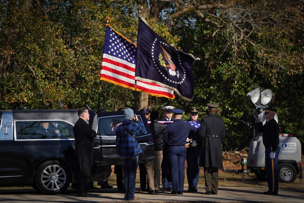 Jimmy Carter State Funeral Rehearsal